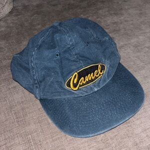 Camel denim Blue Cap with Yellow Logo